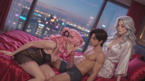 Blow Jobs Stories #3B: Passionate Threesome Desires (Animated)