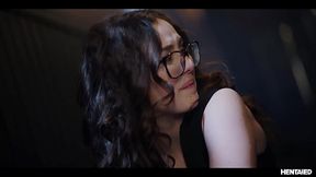 Leana Lovings Monster Fucked - Cute Nerdy Girl Gets Her Pussy Wrecked by Toilet Hentai Anime Monster