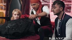 ”Blonde Athena Raynes wet cunt & mouth must have swell after our 3some ses”