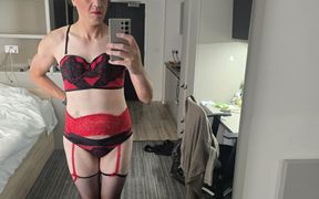 Sissy Cuffed to Cock