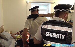 1 HUGE POLICE GANG BANG - 13 men 2 cop holes