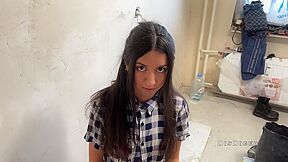 Hard Screwed Anal Sex Repairwoman For Bad Work