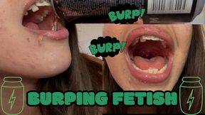 Burping in tits