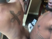 Risky Big Dick Interracial Raw Fuck In Front Of Window For All Viewers To See