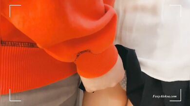 Crazy dirty fantasy!!! Petting in the public place Girl in short skirt in the bus. Sexy ass