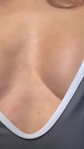 Playing with My Tits for You