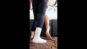 pegging on the couch