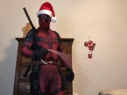 Deadpool Humps & Whacks Off X-mas Tree & Other Decorations