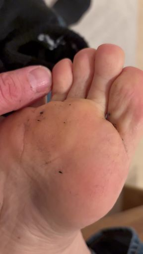 Always fluffy feet off your socks...