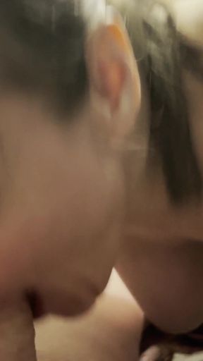 Mature Cougar Sucking All the Cum Out and Swallowing Every Last Drop