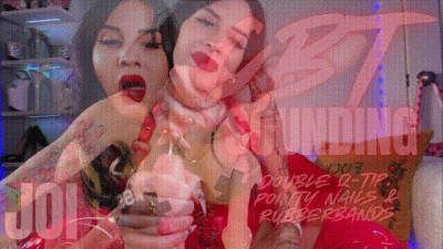 CBT Double Q-Tip and Pointy Nail Sounding with Rubber bands