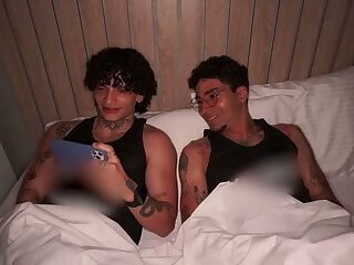 Kataleya Gil enjoys two cocks at the same time with Thiago and Jordy Fabian