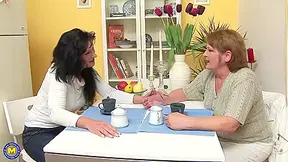 These Stepmamas Love The Taste Of Pussy