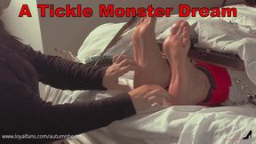 A Tickle Monster Dream - Jenna MindFucks Antickl into a Helpless Tickling Slave With Male Foot Tickling Bondage