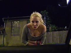 Stranded blonde Russian teen Lola Taylor gets picked up and fucked