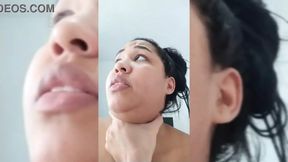 18 year old brunette big saggy tits from New York United States fucking her svvhtepbrother&#039;s big dick