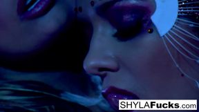 Busty Nika obeys Shyla's commands