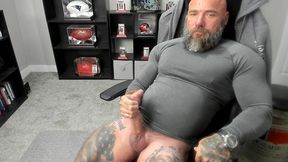 jason collins quickie edging and cum after the gym!