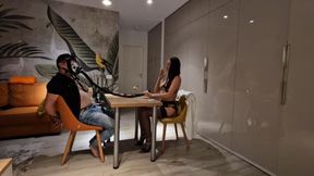 Mistress and Faith - Breath play with expensive mask