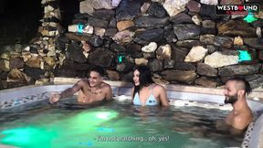 Naughty XXX Threesome in the Jacuzzi with Lolla Hendricks