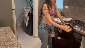 Lesbians cumming in their panties Lesbians cumming in their panties