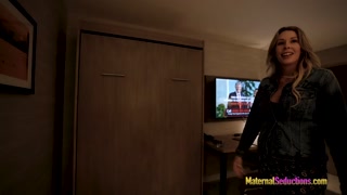 Step Mom Shows Me Her New Big Tits and Sucks My Cock - Nikki Brooks