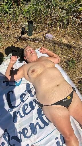 Nude Sunbathing. I Really Want to Encourage Others to Go Offline and Enjoy Real Life