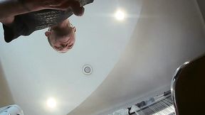 instead of coffee &mdash;  my girlfriend started sucking my dick until she got a lot of cum in her mouth