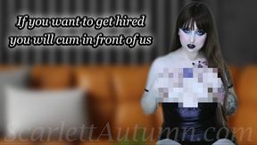 Before I hire you we have to see you cum - MP4 HD 1080p