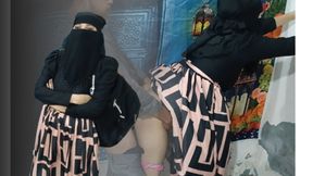 Muslim girl was doing hand job and fucked hard by uncut