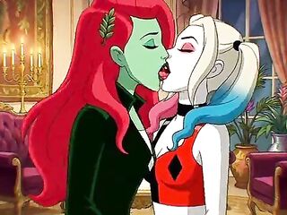 DC hentai Harley Quinn lesbo toon manga animated clip