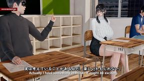 3d girl with a body made for sin - 3d animation