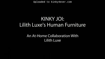 Lilith Luxes Human Furniture