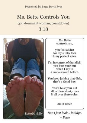 Ms Bette Controls You (joi, dominant woman, countdown) 3:18