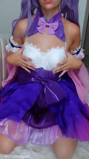 Curvy Lacey Channing & Ayumu Kase Tease in Solo Scenes