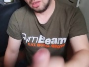 Chaser sucks bear dick an eats cum