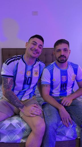 Close Friends! We Bet on Messi's Goals Watching the Game and He Won a Pack and Then Some!