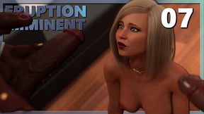 ERUPTION IMMINENT #07 &bull_ She faces massive cocks and can'_t wait to feel them