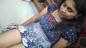 Feet Massage in Nighty
