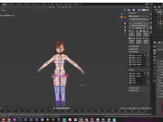 Model Edit to MMD video Speed Run