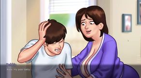 new step mom and step son  make amazing seen in summertime saga part 5