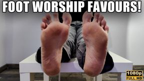 Foot Worship Favours - Full HD 1080p - KingMarti