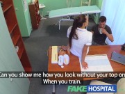 FakeHospital Sexy nurse makes doctors son cum twice