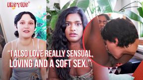 Ersties - Hannah &amp; Suraya Try An Experiment With a Blindfold