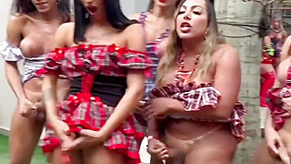 June Party Gang Bang With 10 Trans Women And A Prostitute COMPLETE XVIDEOS RED SHEER