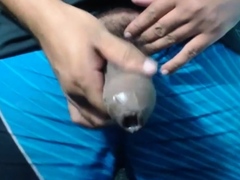 Uncut Latino Dick Stroking Solo