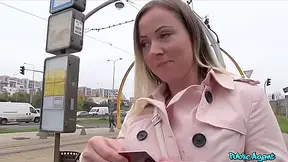 Cute Blonde Opens Legs For Free Transit 1 - Bibi Fox