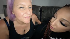 Sensual Vore Tease POV With Giantess Goddess Jenni Foxx & Stefania Mafra (SD 720p WMV)