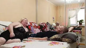 Mother-in-law makes an unforgettable deep blowjob and gets a mouthful of cum