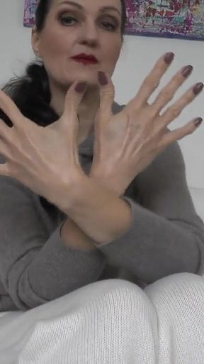 Lady Victoria Valente - Sexy Painted Fingernails